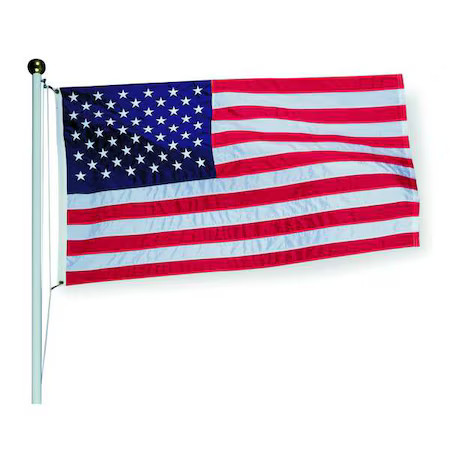 Annin Flagmakers 2730 United States Flag, Outdoor, Tough-Tex, 5 Ft H, 8 Ft W, Annin Flagmakers 2730 United States Flag, Outdoor, Tough-Tex, 5 Ft H, 8 Ft W,