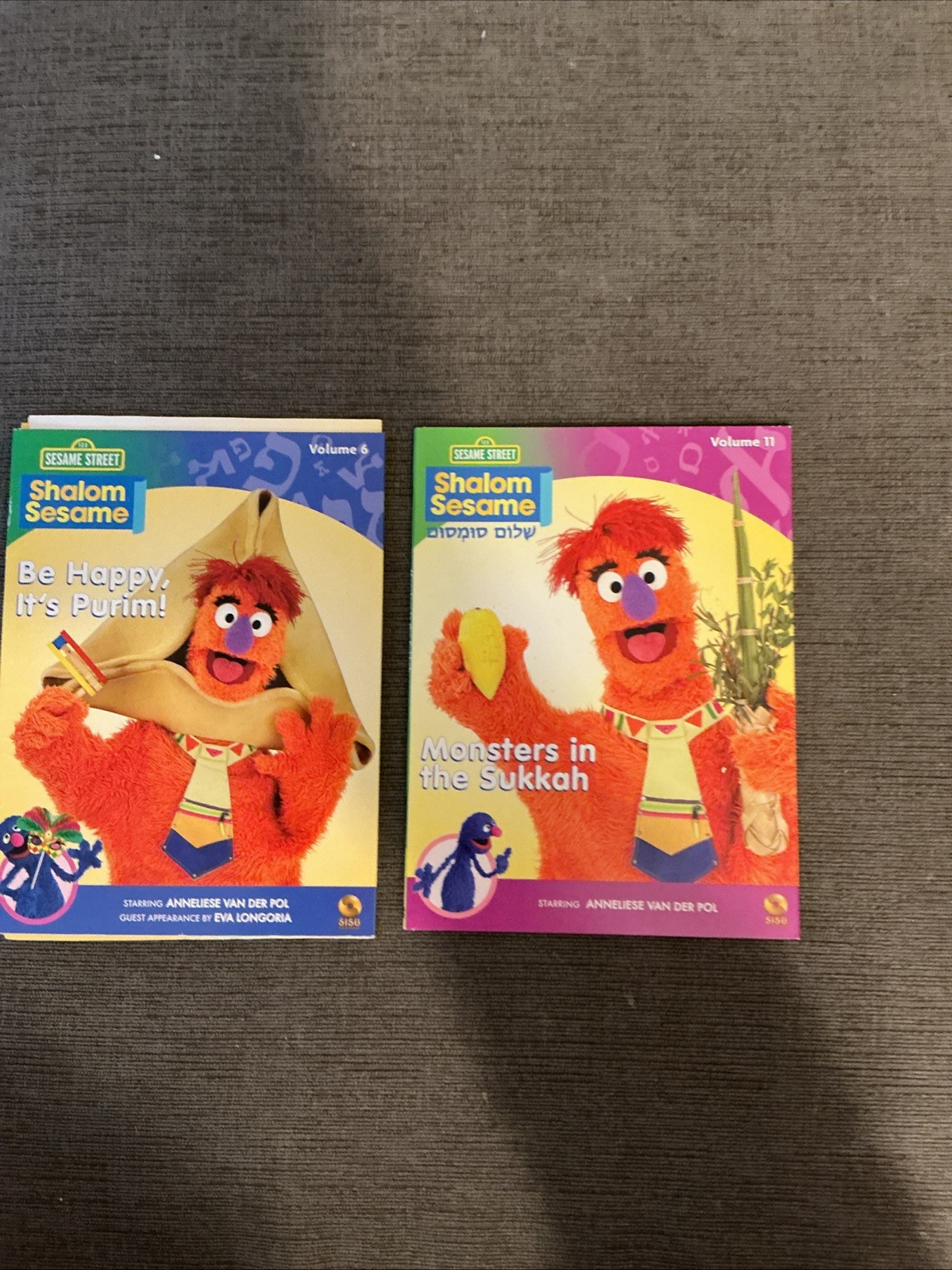 Volume 6 & 11 ~ DVD By Shalom Sesame ~ VERY GOOD Volume 6 & 11 ~ DVD By Shalom Sesame ~ VERY GOOD