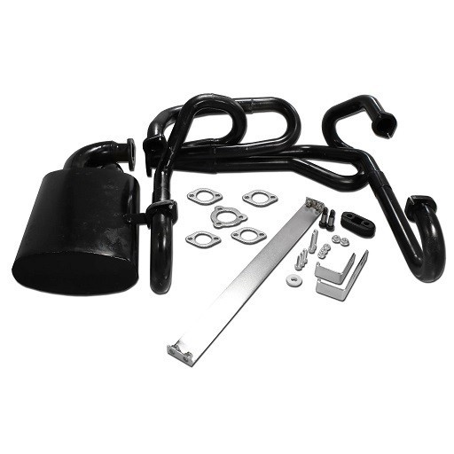 VW Complete Sidewinder Style Exhaust 1-1/2