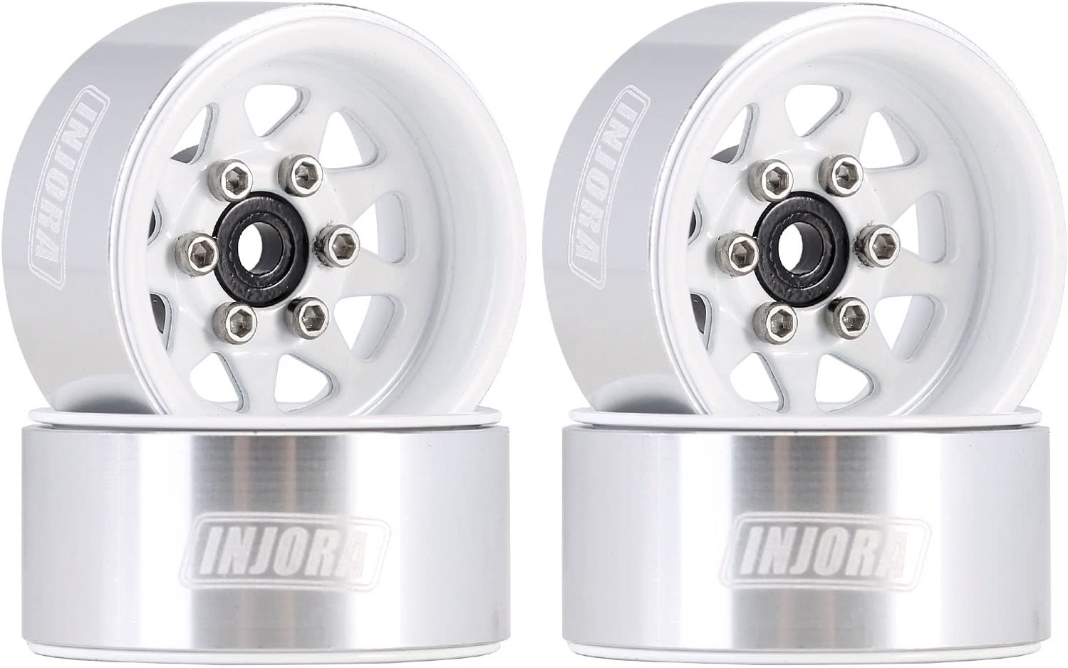 INJORA 1.0 Beadlock Wheel Stamped Steel Deep Dish 1.0\