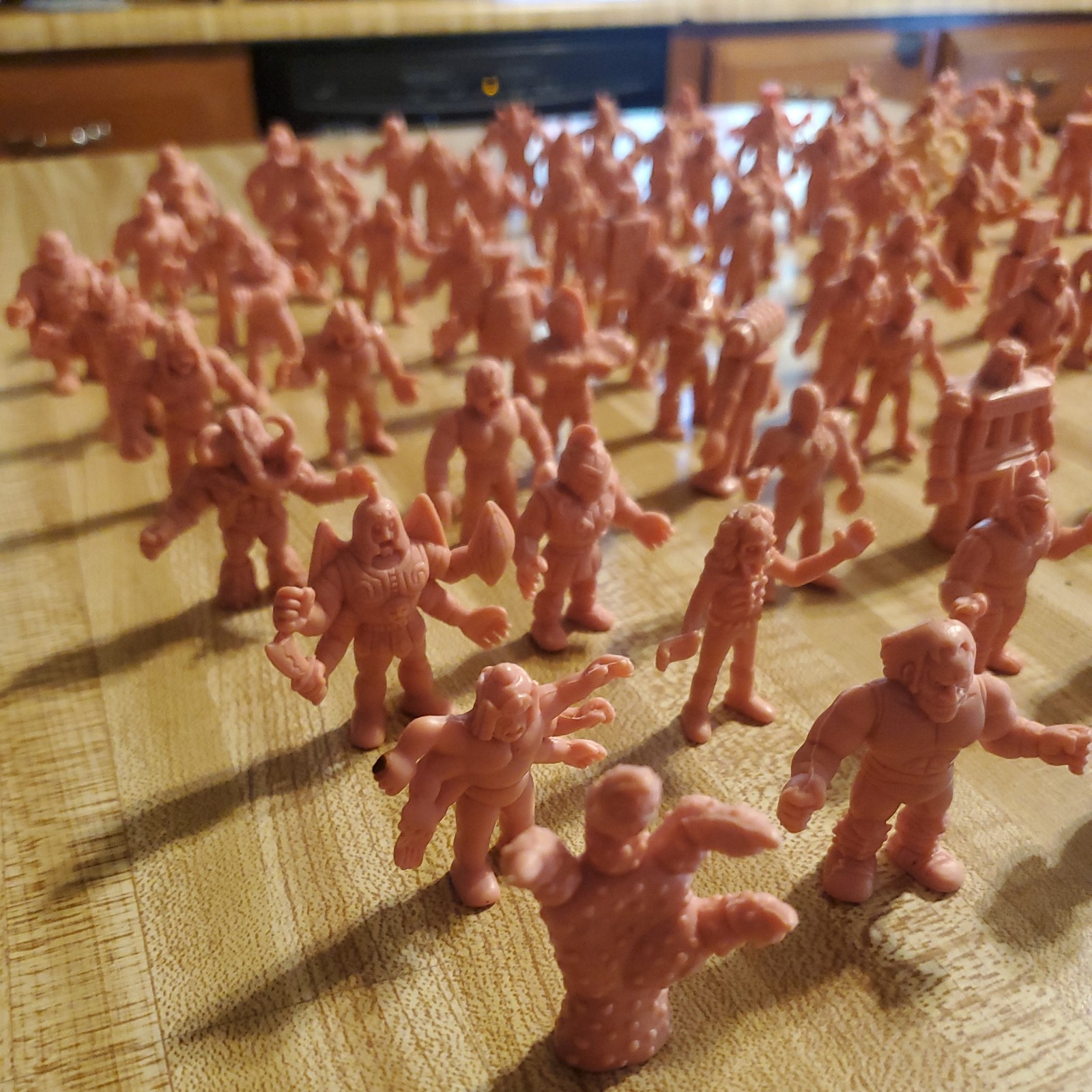Vintage 1985 Mattel M.U.S.C.L.E. Men Figures Lot of 230 Flesh Tone Vintage 1985 Mattel M.U.S.C.L.E. Men Figures Lot of 230 Flesh Tone