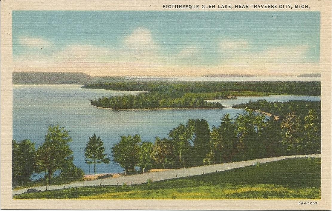 Vintage Glen Lake postcard Vintage Glen Lake postcard
