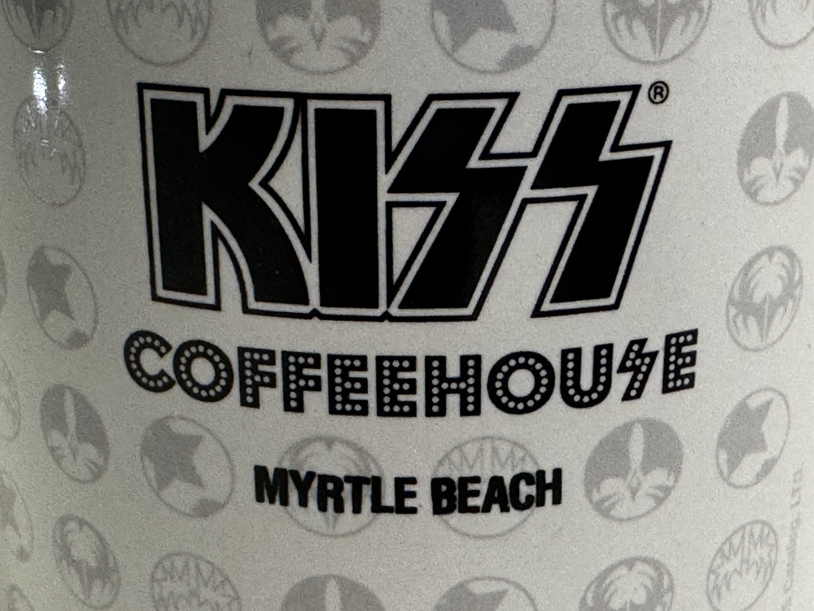 RARE 2006 KISS Coffeehouse Myrtle Beach Ceramic Mug Grand Opening Era RARE 2006 KISS Coffeehouse Myrtle Beach Ceramic Mug Grand Opening Era