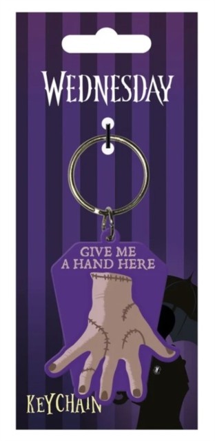 Wednesday (Give Me A Hand) Rubber Keychain new mint free uk postage horror merch Wednesday (Give Me A Hand) Rubber Keychain new mint free uk postage horror merch