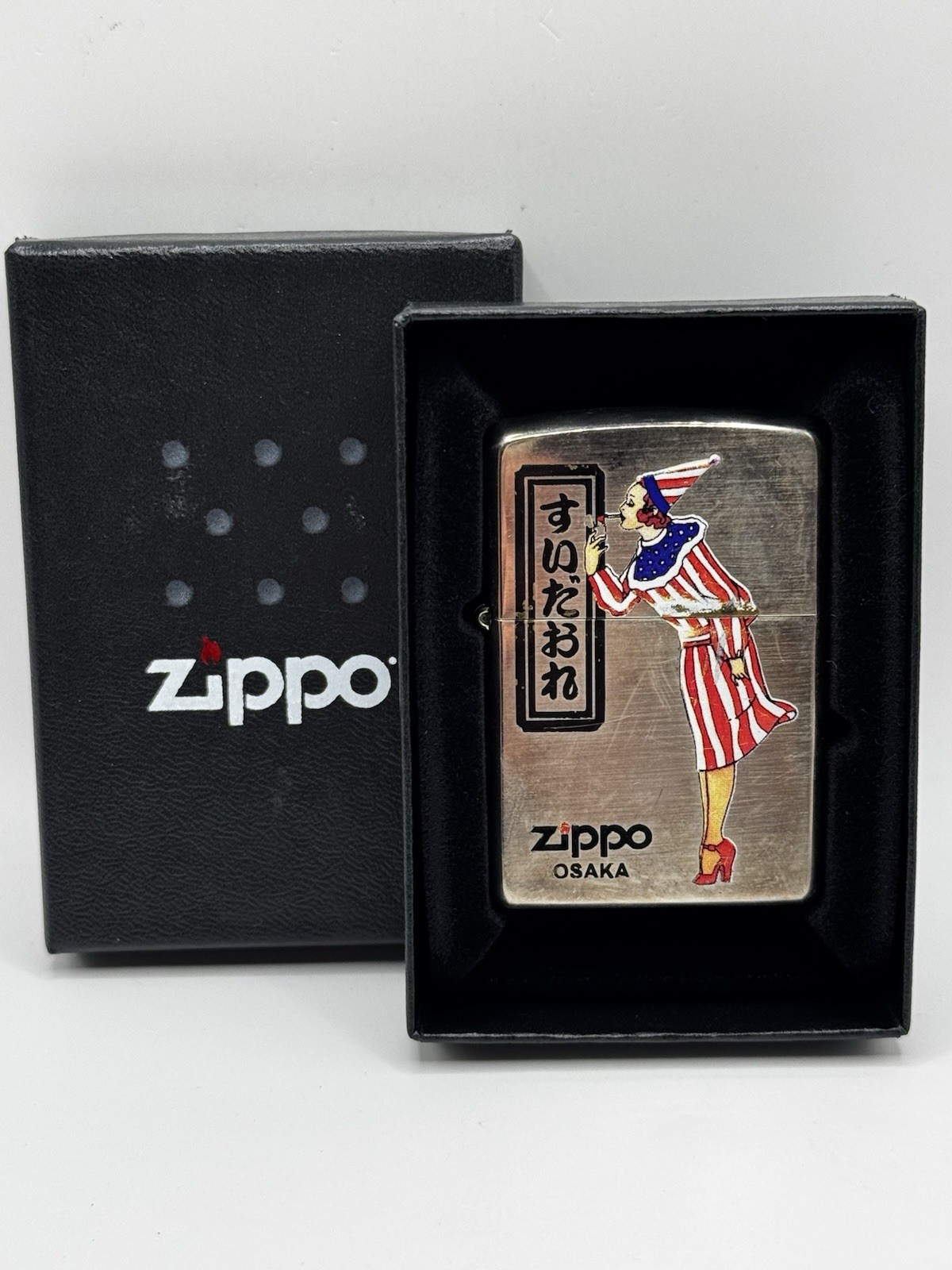 Rare 2003 Zippo Osaka Windy Suidatore Ver.1 100pc Limited Japan