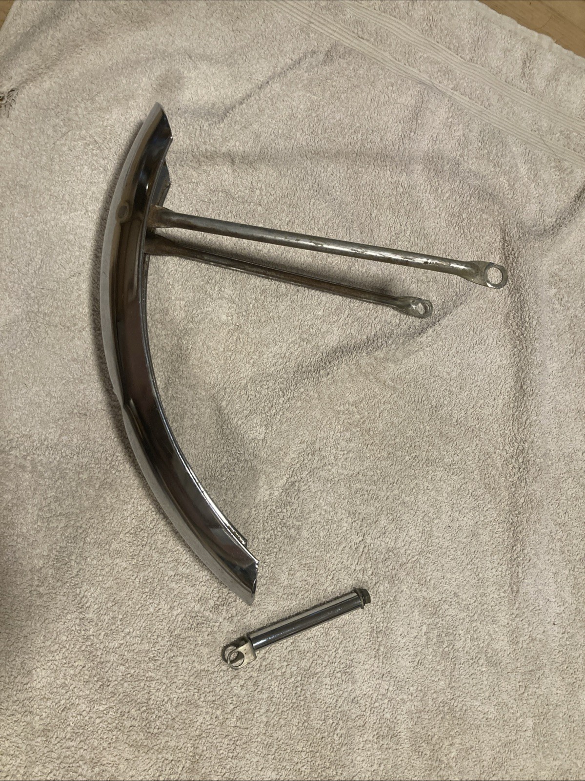 Original VTG 1970 1971 Schwinn Sting-Ray Krate Cotton Picker Front Fender Post