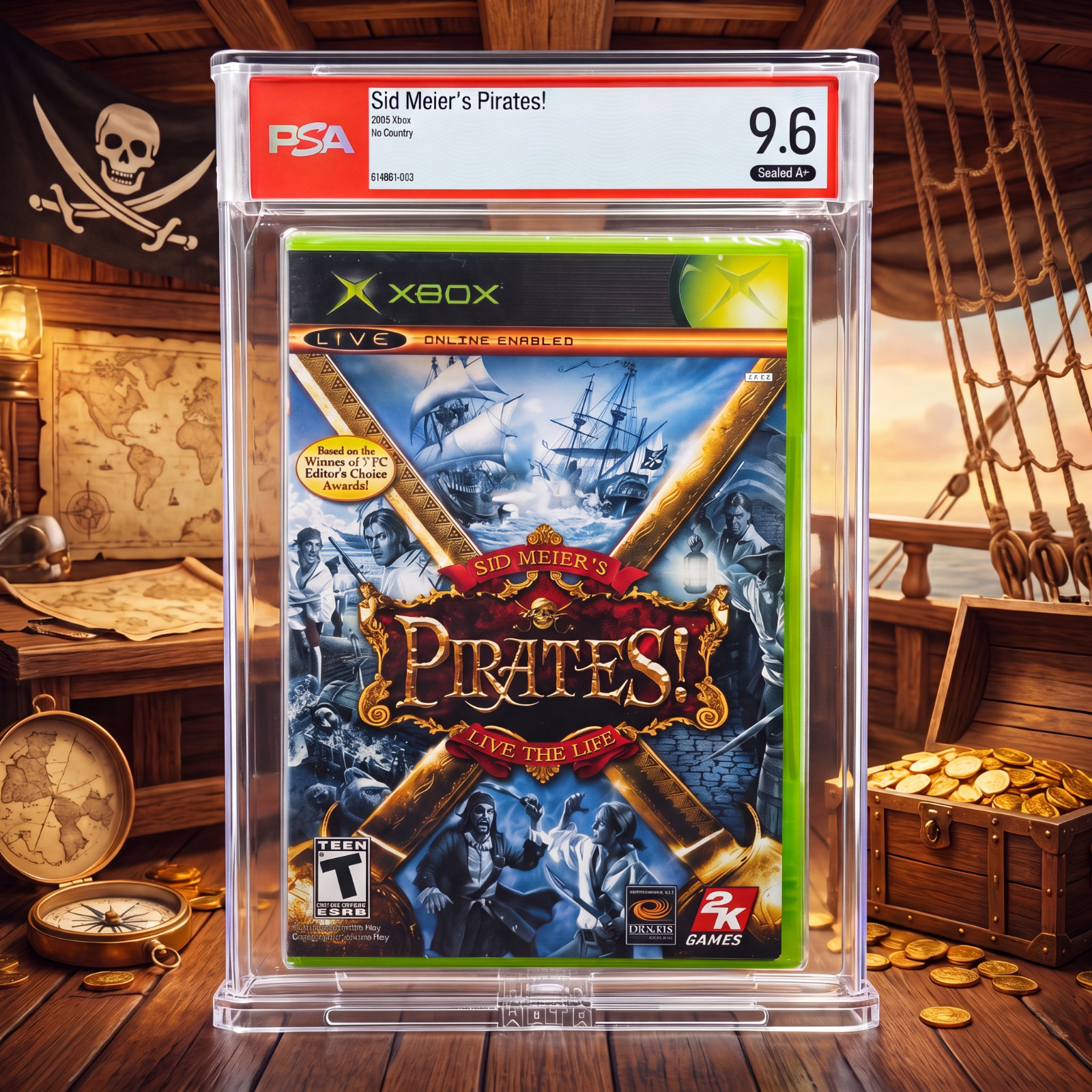 Sid Meier’s Pirates • PSA 9.6 A+ • Xbox Sid Meier’s Pirates • PSA 9.6 A+ • Xbox