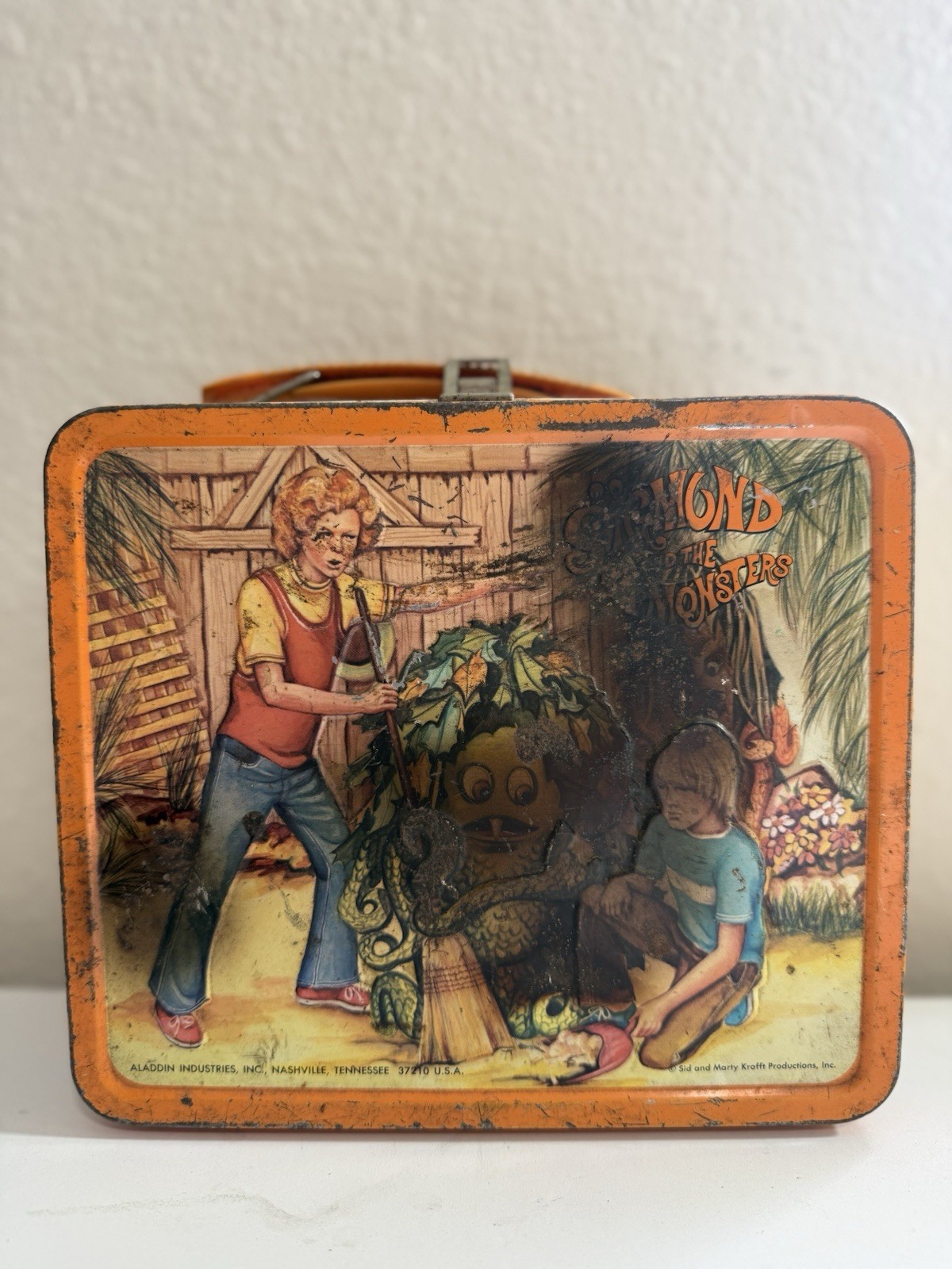 Vintage 1974 Sigmund & The Sea Monsters Lunchbox Aladdin Industries No Thermos Vintage 1974 Sigmund & The Sea Monsters Lunchbox Aladdin Industries No Thermos
