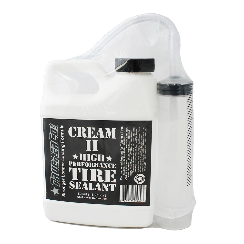 500ml TruckerCo Cream II 2 latex mountain road bike Tubeless Tire Sealant pint 500ml TruckerCo Cream II 2 latex mountain road bike Tubeless Tire Sealant pint