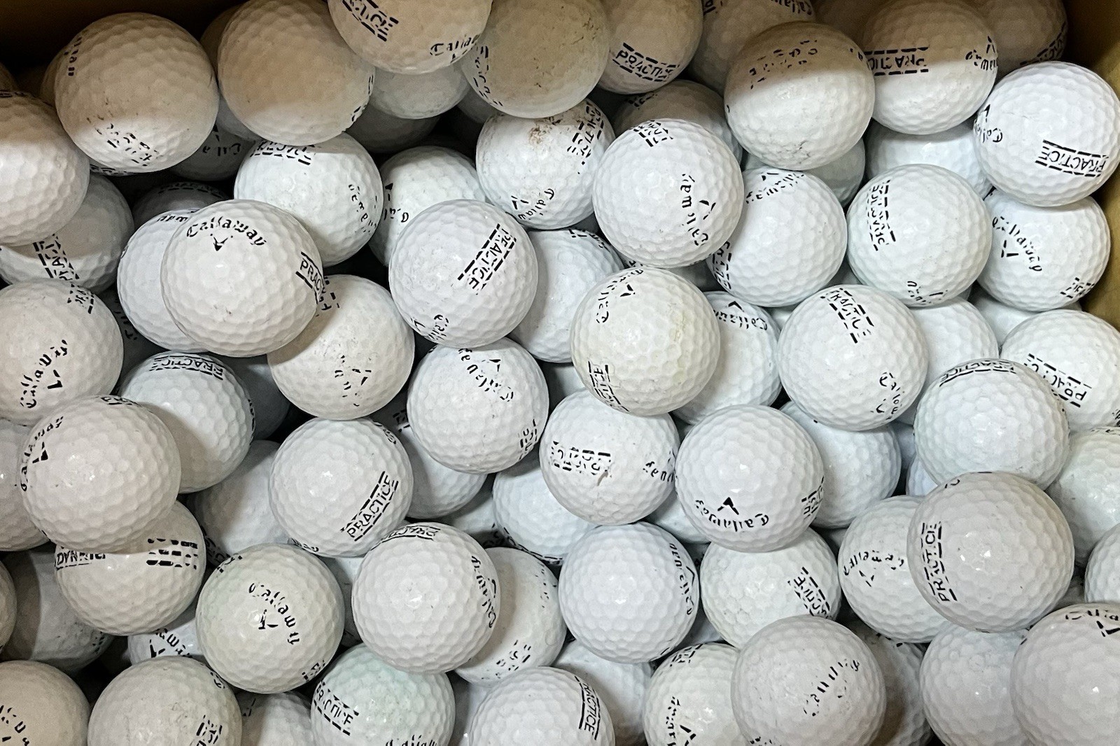 600 D Grade Used Range Golf Balls Shag Golf Balls Hit Away Golf Balls