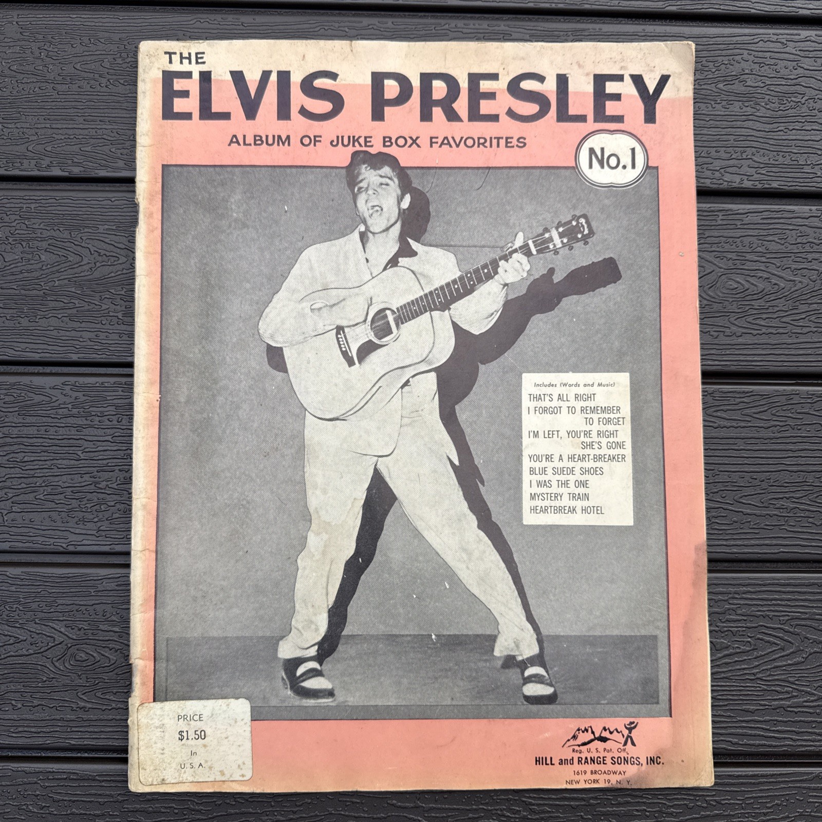 THE ELVIS PRESLEY ALBUM OF JUKE BOX FAVORITES NO.1- Vintage- 1956