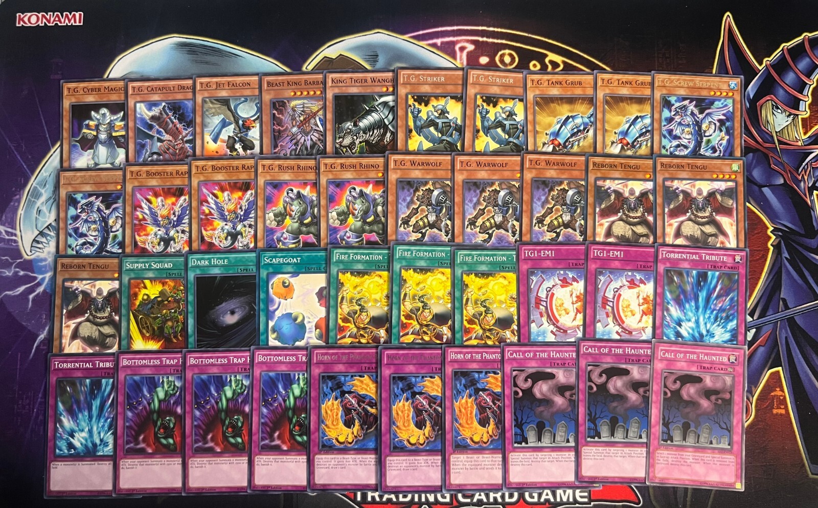 T.G Bruno 5d\'s Deck Hyper Librarian King Tiger Halberd Cannon Wonder Yugioh