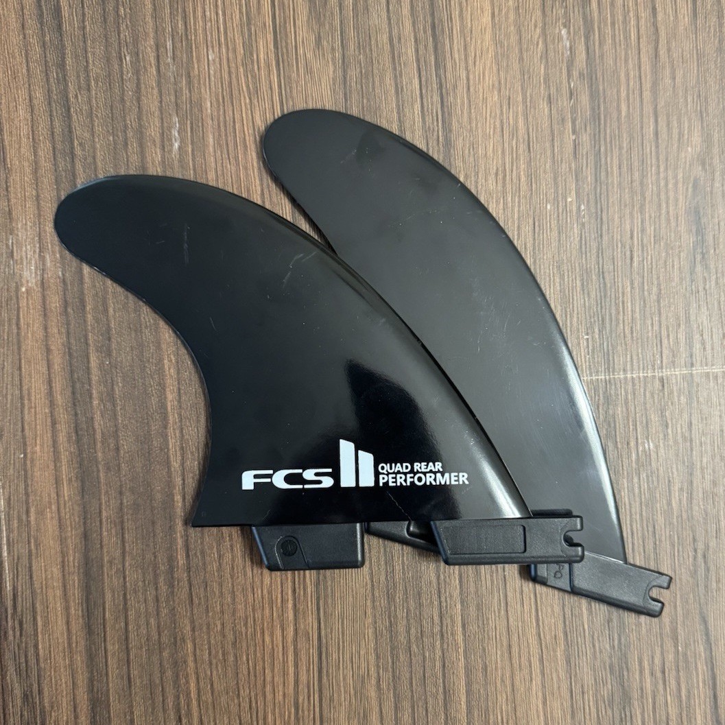 BRAND NEW FCS 2 II Quad Rear Performer Surfboard Fins Set - Black Quad Rear Fins BRAND NEW FCS 2 II Quad Rear Performer Surfboard Fins Set - Black Quad Rear Fins