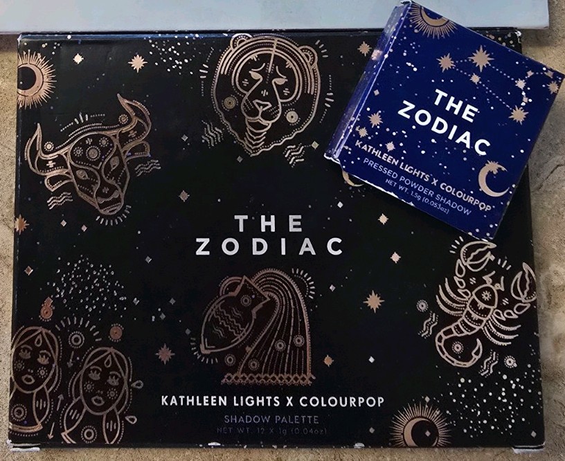 Colourpop x Kathleen Lights Zodiac Eyeshadow Palette Plus single Scorpio HTF NIB Colourpop x Kathleen Lights Zodiac Eyeshadow Palette Plus single Scorpio HTF NIB