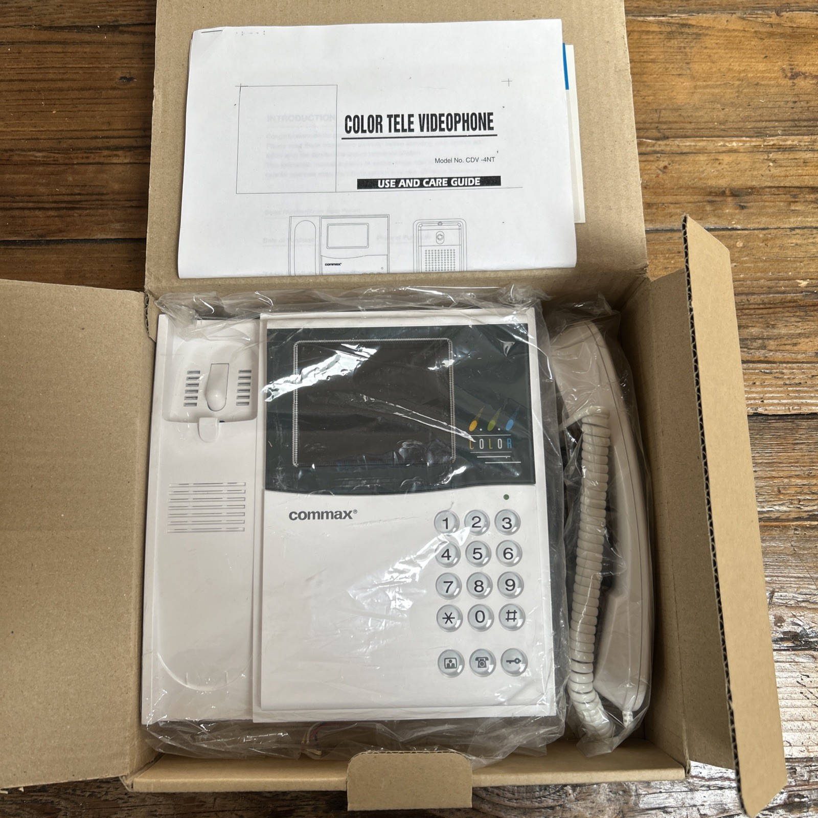 NEW Commax CDV-4NTD Color Video Videophone Intercom Monitor Door Phone NOS Open NEW Commax CDV-4NTD Color Video Videophone Intercom Monitor Door Phone NOS Open
