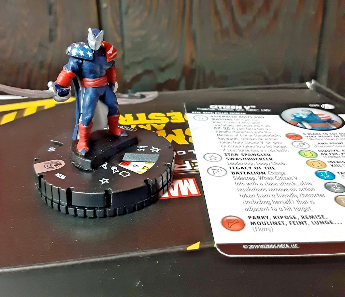 CITIZEN V 036 Captain America and the Avengers Marvel Heroclix Rare Legacy Fig CITIZEN V 036 Captain America and the Avengers Marvel Heroclix Rare Legacy Fig