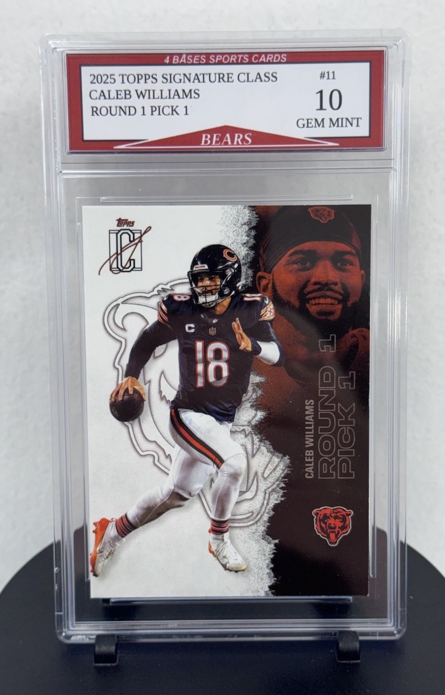 2025 Topps Signature Class Caleb Williams Chicago Bears Card #11 