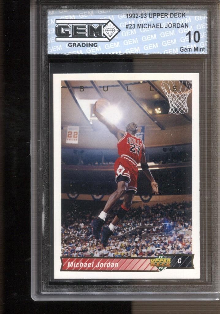 1992-93 Michael Jordan Upper Deck #23 Gem Mint 10 Chicago Bulls GOAT MVP HOF