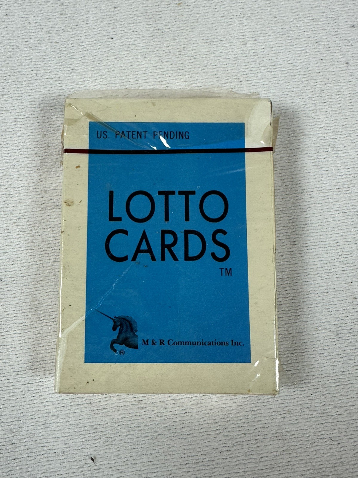 Vintage Card Game LOTTO sealed never opened Vintage Card Game LOTTO sealed never opened