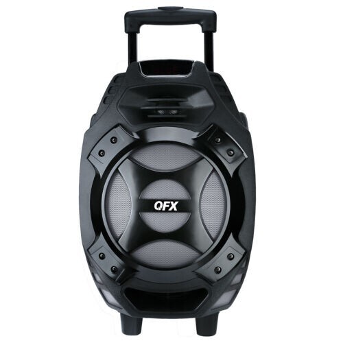 QFX PBX-61081-SILVER Rechargeable Portable Speaker 8\