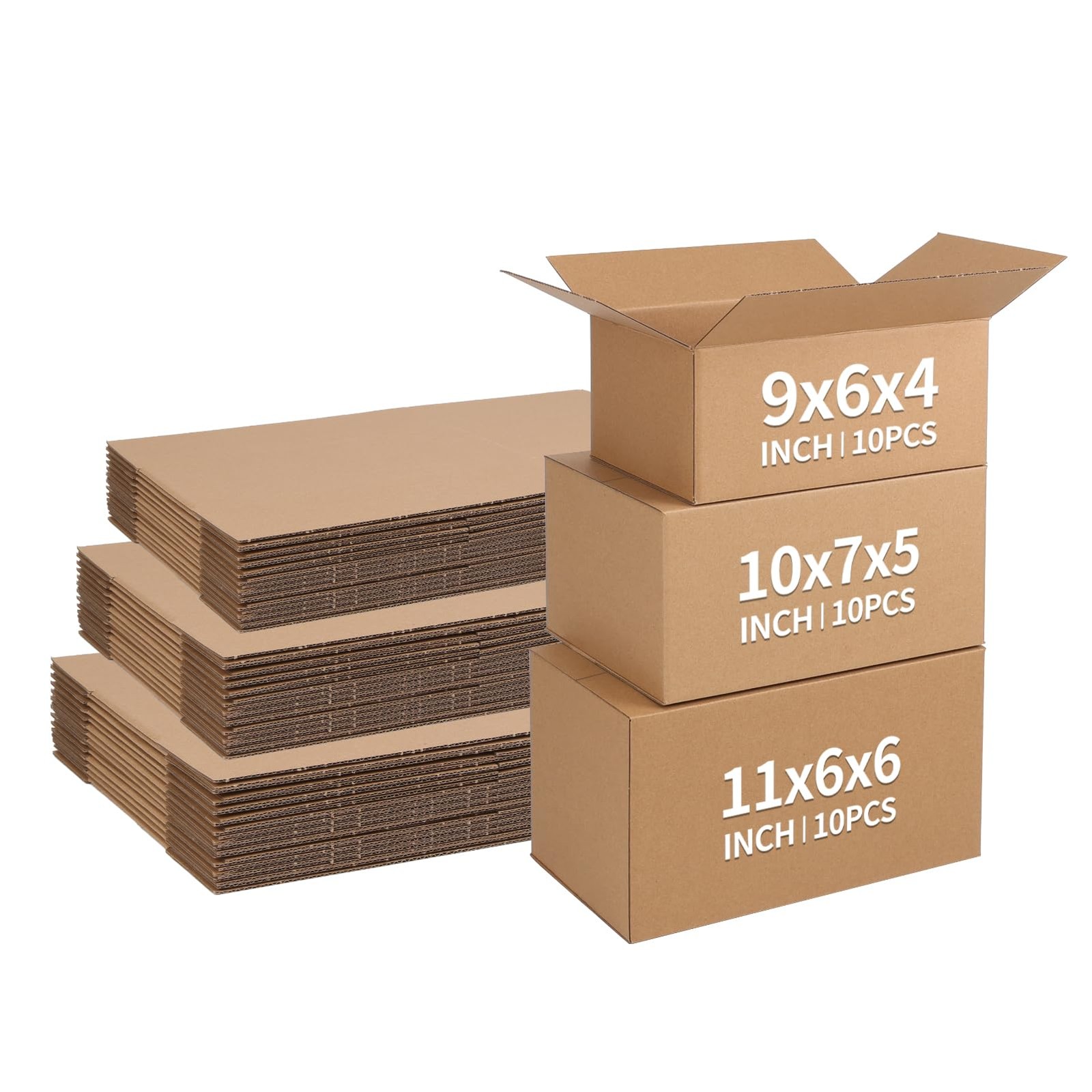 Shipping Boxes 40 Pack Corrugated Mailers Assorted 11x6x6 10x7x5 9x6x4 8x6x4 Shipping Boxes 40 Pack Corrugated Mailers Assorted 11x6x6 10x7x5 9x6x4 8x6x4