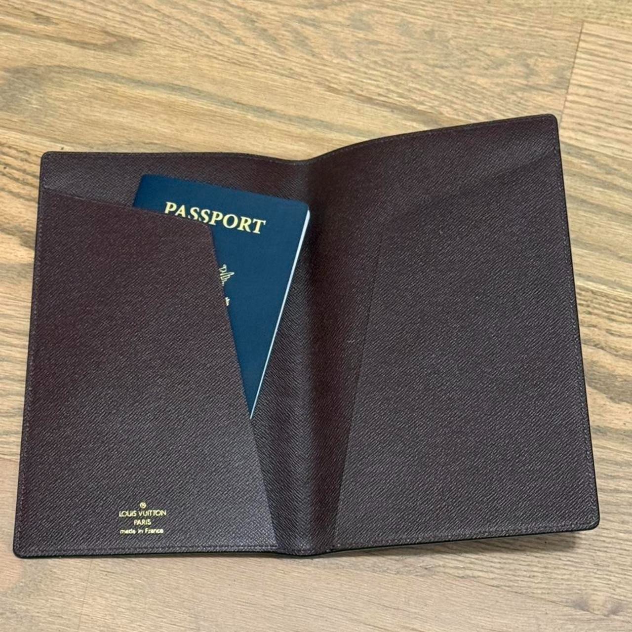 Vintage Louis Vuitton Leather Document Passport Holders Set of 2 Authentic