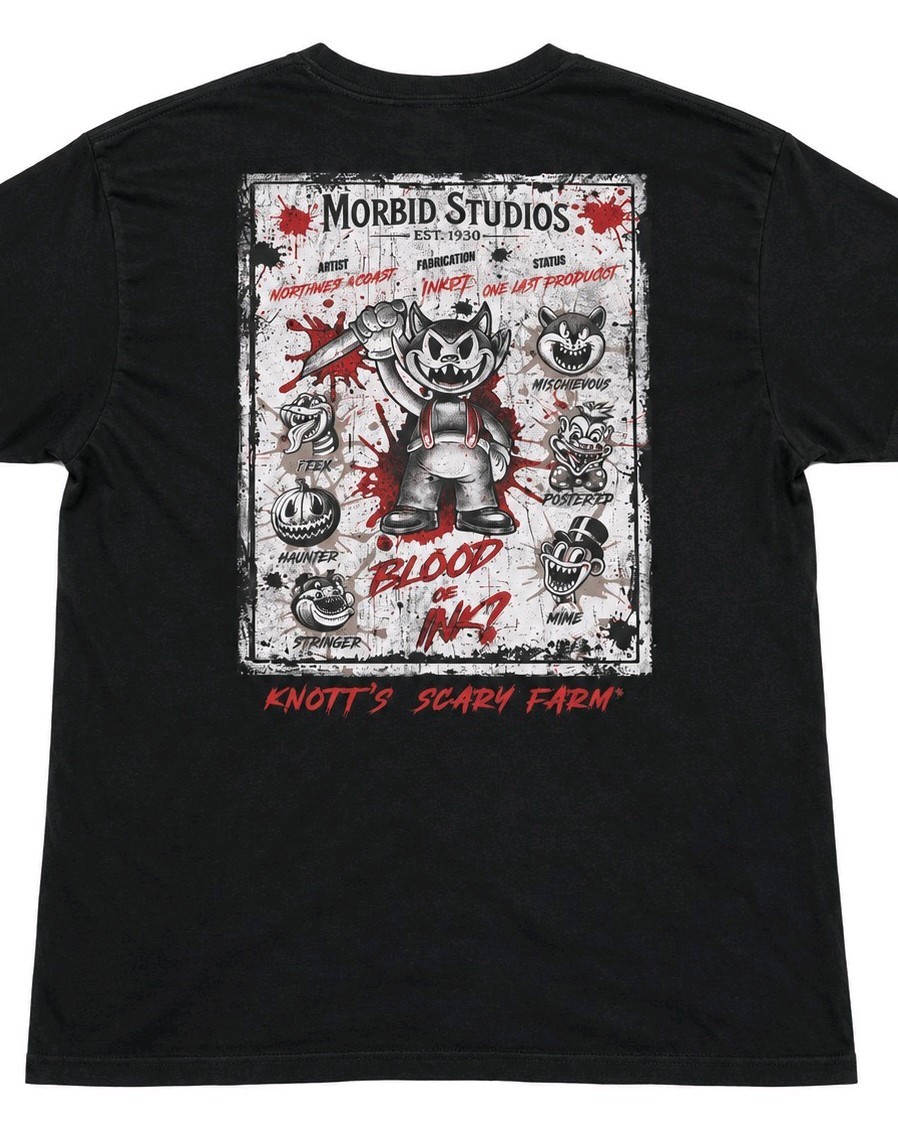 Knott’s Scary Farm Inked Haunt Maze T-Shirt 3XL Sold Out Limited Edition Knott’s Scary Farm Inked Haunt Maze T-Shirt 3XL Sold Out Limited Edition