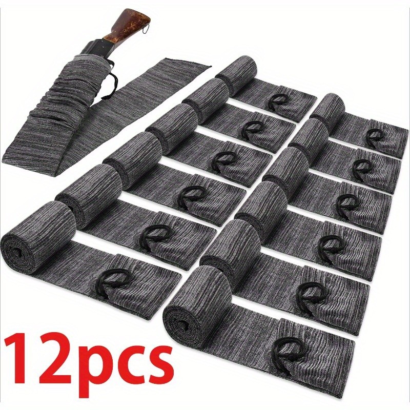 12 Pack Shotgun / Rifle Socks Hunting Gun Sleeve Silicone Gray Treated Up to 55 12 Pack Shotgun / Rifle Socks Hunting Gun Sleeve Silicone Gray Treated Up to 55