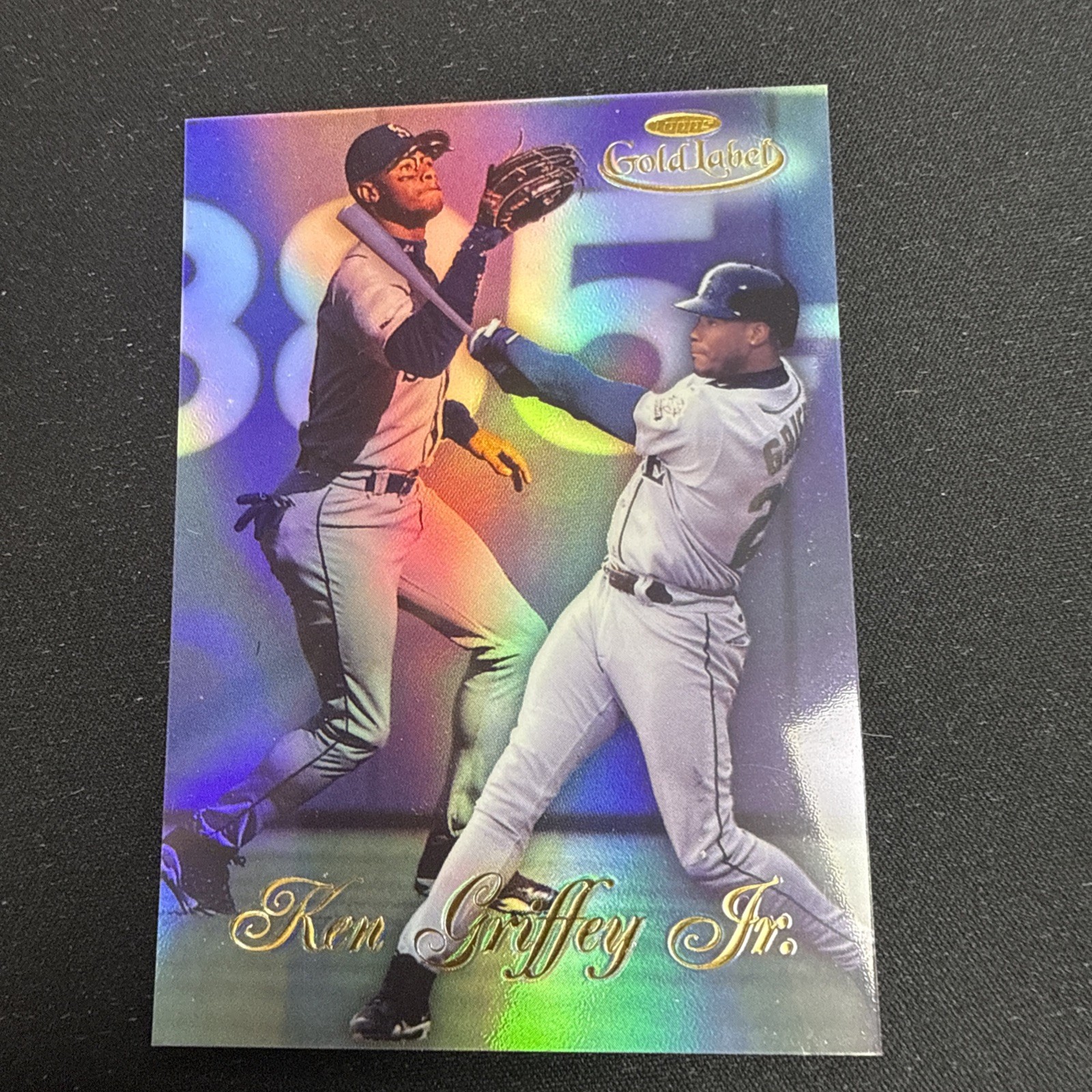 1998 Topps Gold Label CLASS 1 BLACK #100 Ken Griffey Jr Refractor RARE PARALLEL 1998 Topps Gold Label CLASS 1 BLACK #100 Ken Griffey Jr Refractor RARE PARALLEL