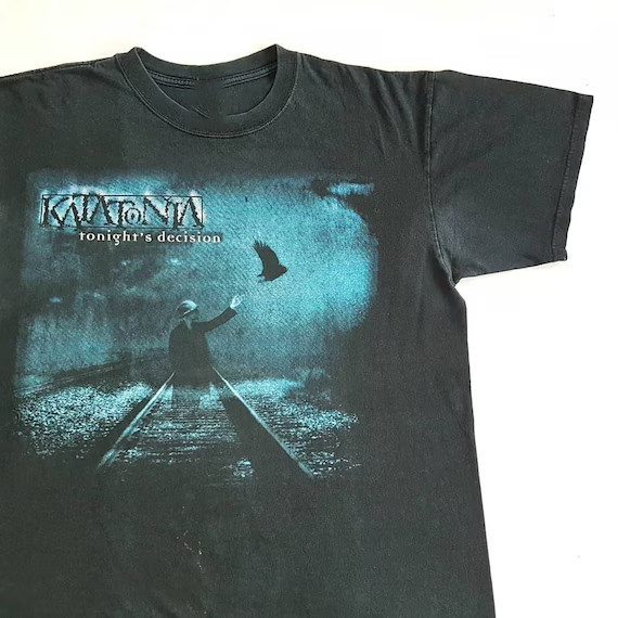 Vintage Katatonia Tonight's Decision T-shirt S to 5XL NZ129 