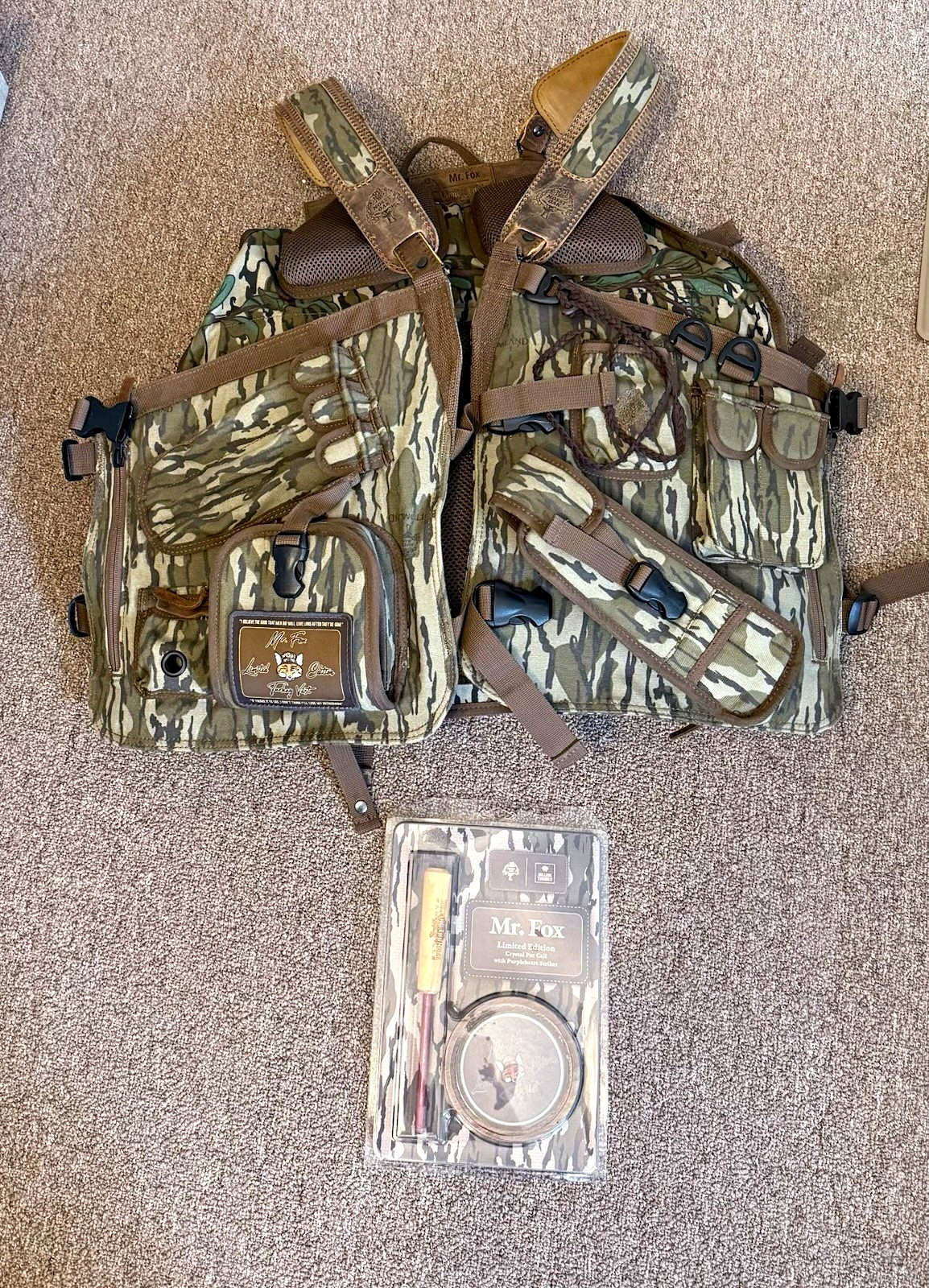 Mr. Fox Limited Edition UNNUMBERED Turkey Vest with Rolling Thunder LE Call