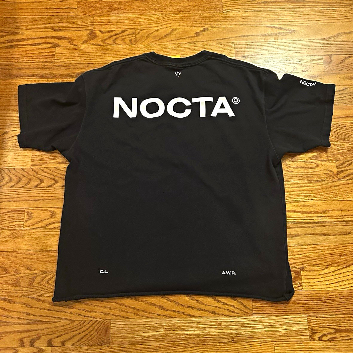 Nike X NOCTA Drake Mens Black Graphic Print Crew Neck Short Sleeve T-Shirt M Cut Nike X NOCTA Drake Mens Black Graphic Print Crew Neck Short Sleeve T-Shirt M Cut