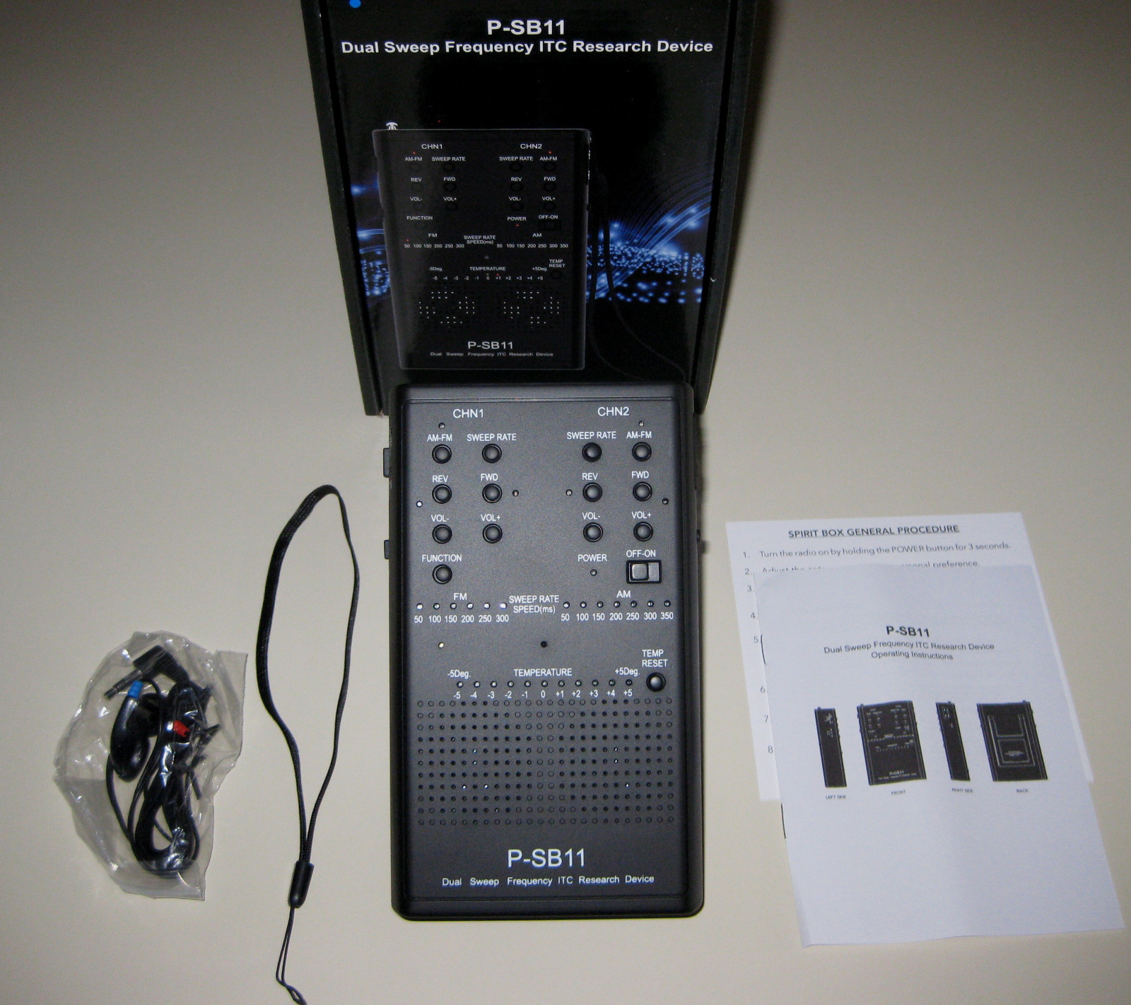BLEMISHED P-SB11 PSB11 Dual Paranormal Spirit Box ~ Ghost Hunting Equipment Tool BLEMISHED P-SB11 PSB11 Dual Paranormal Spirit Box ~ Ghost Hunting Equipment Tool