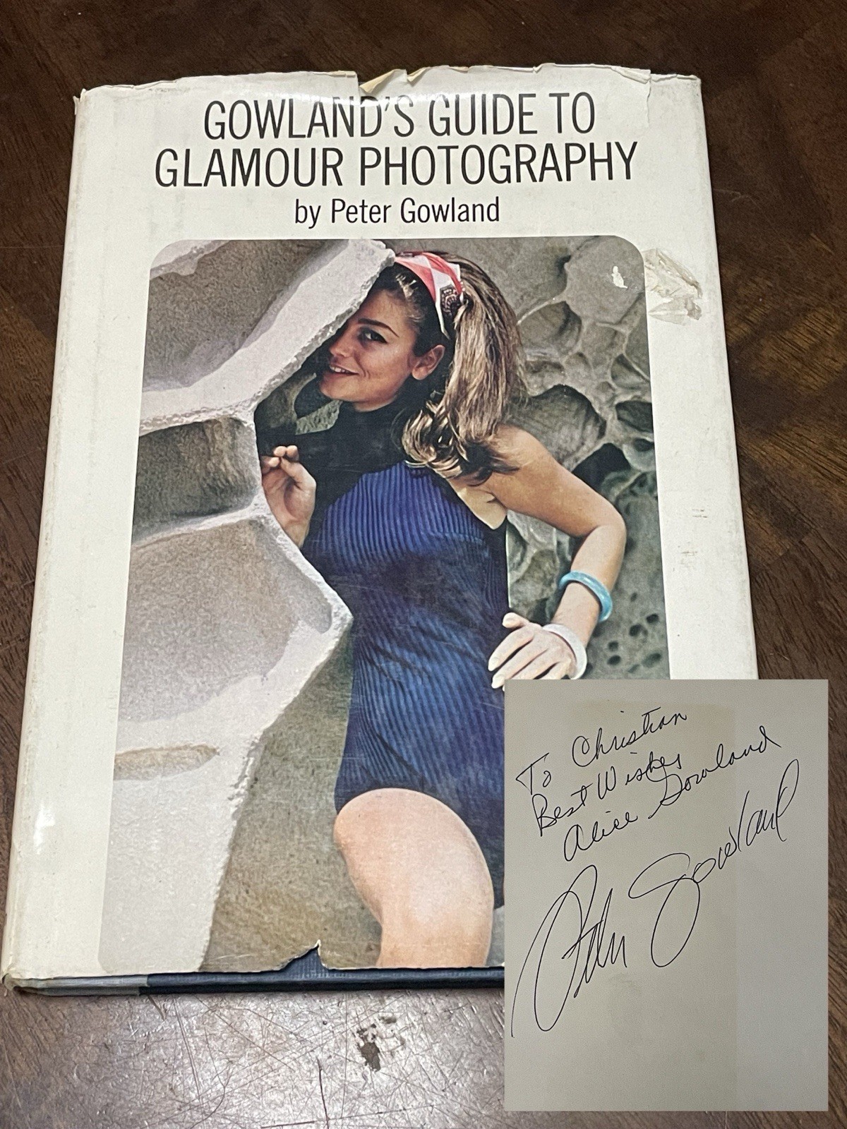 Gowland's Guide to Glamour Photography SIGNED Alice & Peter Gowland  9th Ed 1978