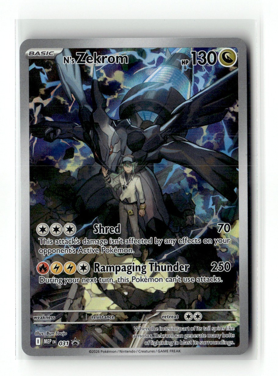 N\'s Zekrom 31/079 Mega Promos Holo Pokemon NM