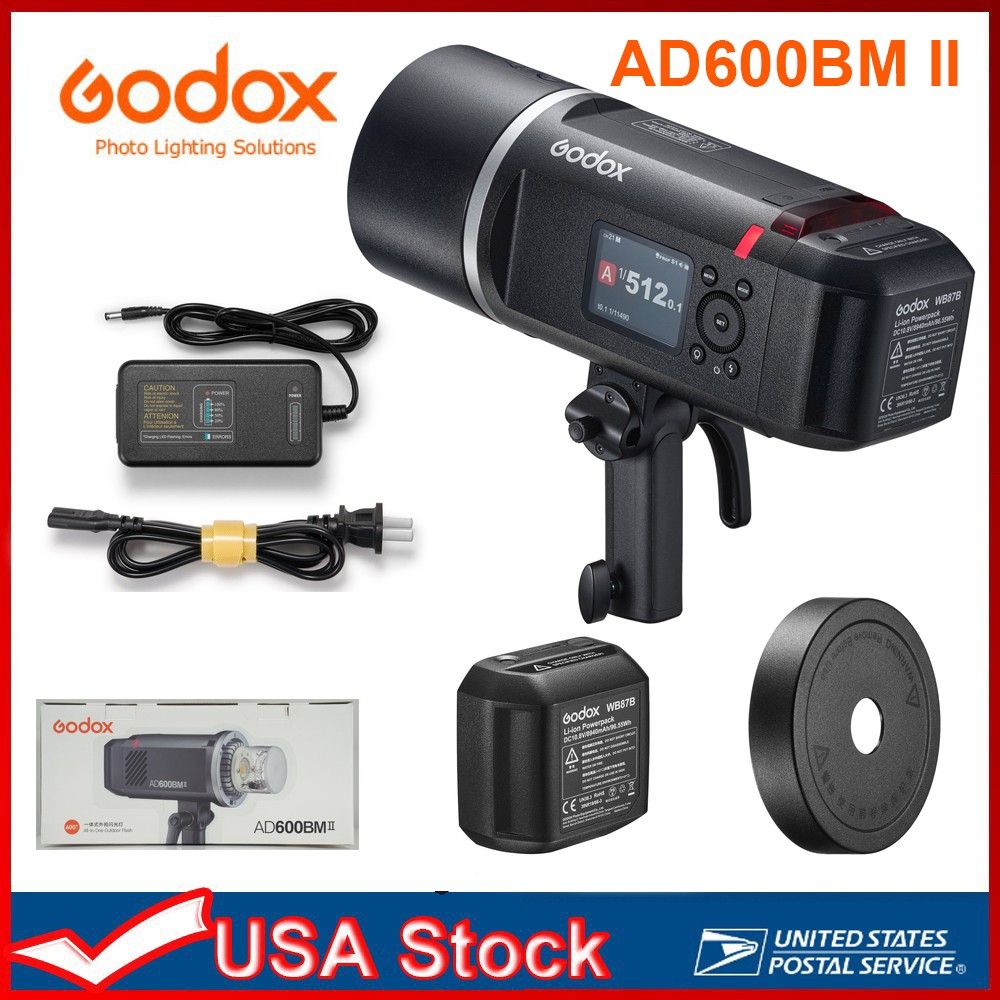 Godox AD600BM II AD600BMII 600Ws Outdoor Flash,Bowens Mount Monolight,US version