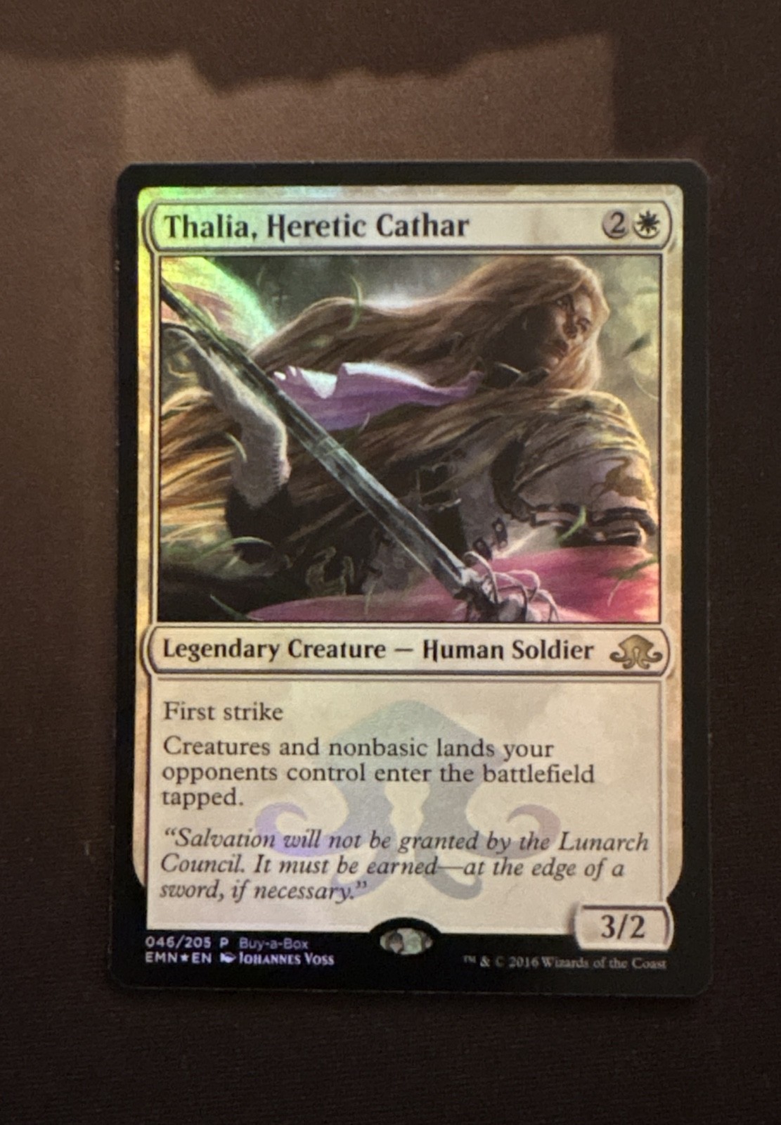 Thalia, Heretic Cathar Buy-A-Box Promos Foil Thalia, Heretic Cathar Buy-A-Box Promos Foil