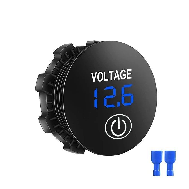 DC 12V-24V LED Panel Digital Voltage Volt Meter Display Voltmeter Motorcycle Car