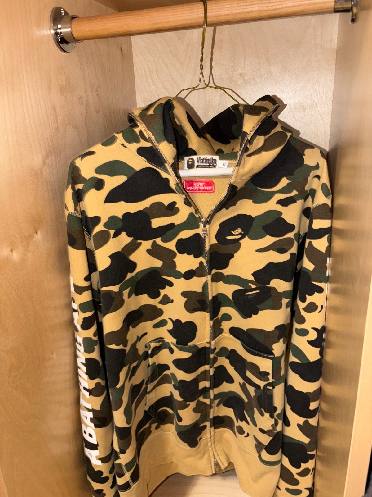vintage bape camo full zip hoodie xl windproof vintage bape camo full zip hoodie xl windproof