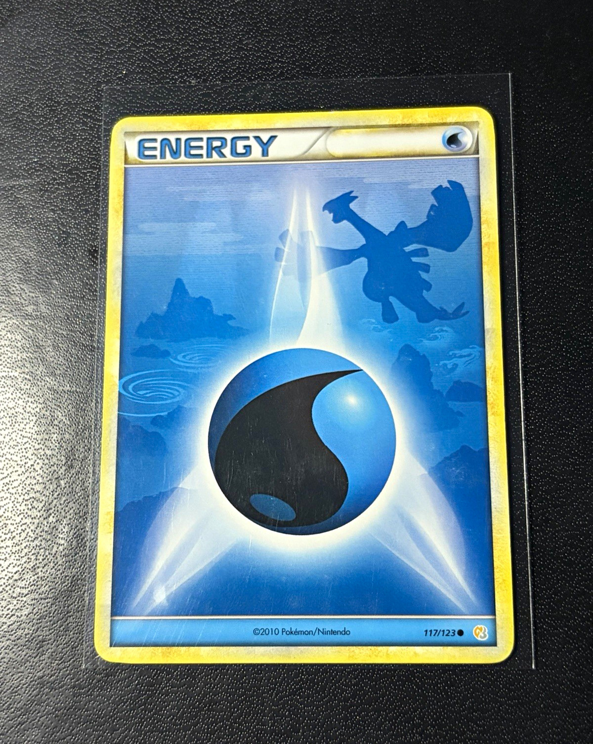 Pokemon TCG Water Energy 117/123 Heartgold & Soulsilver 2010 EN Regular Common