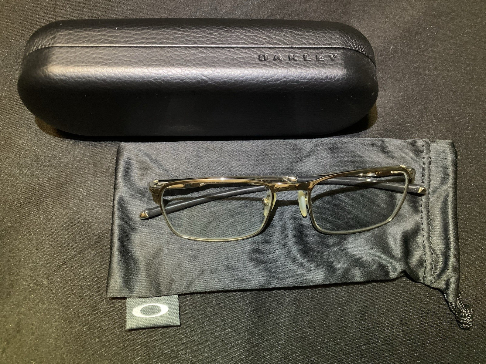 Oakley Conductor OX3186 Men\'s Eyeglass FRAMES ONLY 0352 Polished Chrome 137 Oakley Conductor OX3186 Men\'s Eyeglass FRAMES ONLY 0352 Polished Chrome 137