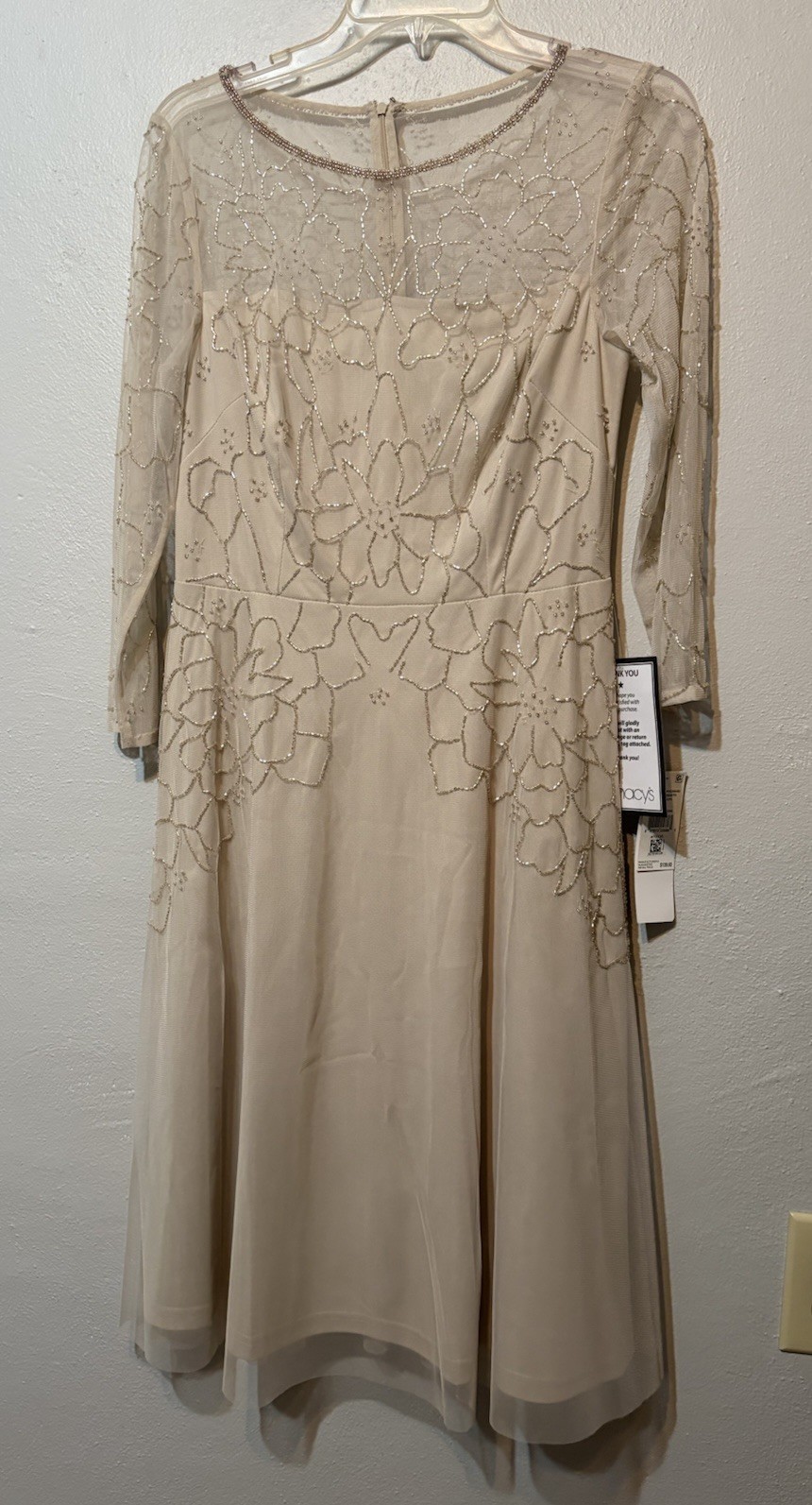 Adrianna Papell 8 Papell Studio Beaded Cocktail Dress New With Tag Adrianna Papell 8 Papell Studio Beaded Cocktail Dress New With Tag