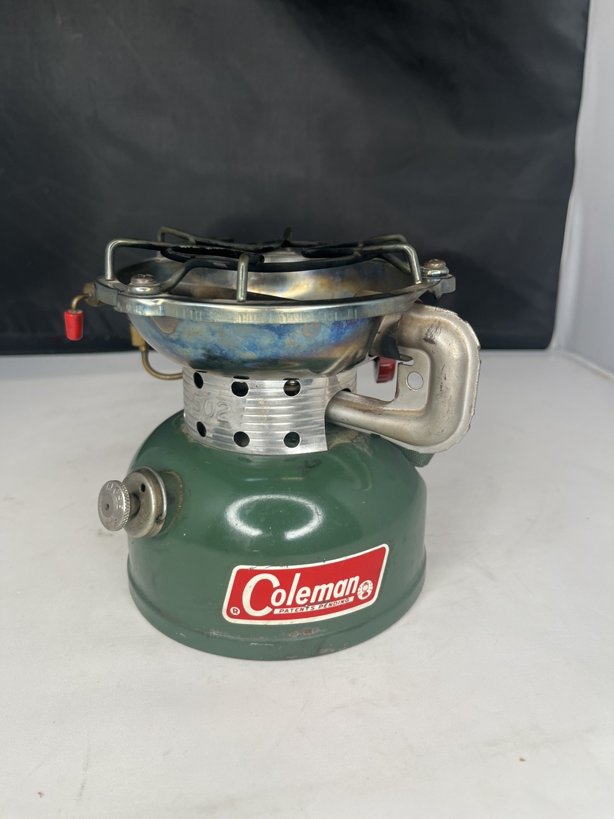 Vintage 1966 Coleman Sunshine 502 Single Burner Camp Stove Almost Mint Untested Vintage 1966 Coleman Sunshine 502 Single Burner Camp Stove Almost Mint Untested