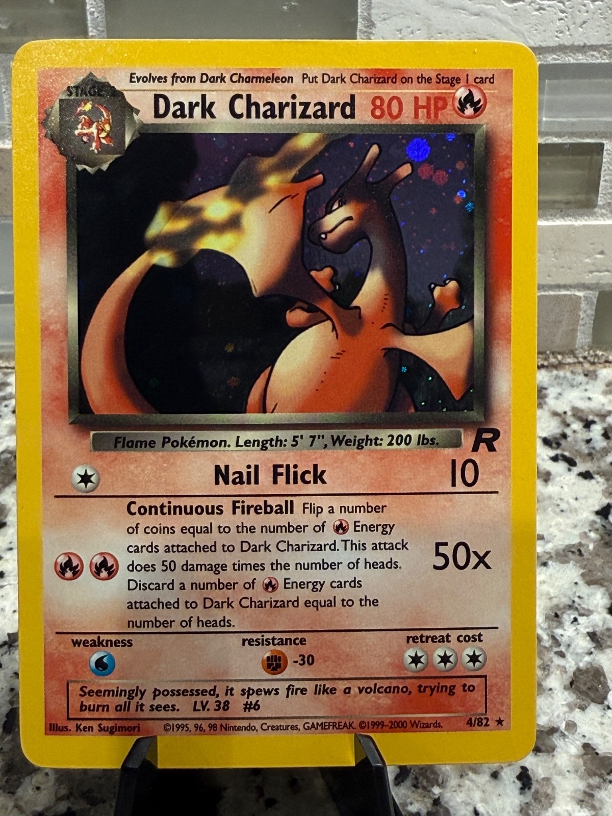 Dark Charizard 4/82 Team Rocket Holo Dark Charizard 4/82 Team Rocket Holo