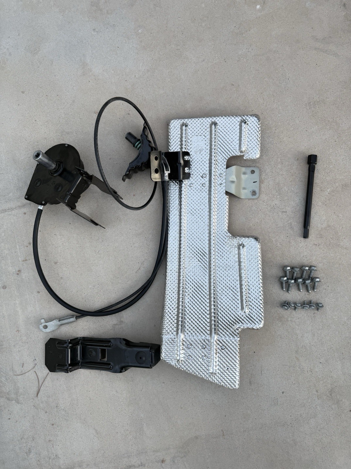 New 18-25 Ram Promaster spare tire carrier Kit, winch, bracket, heat shield +