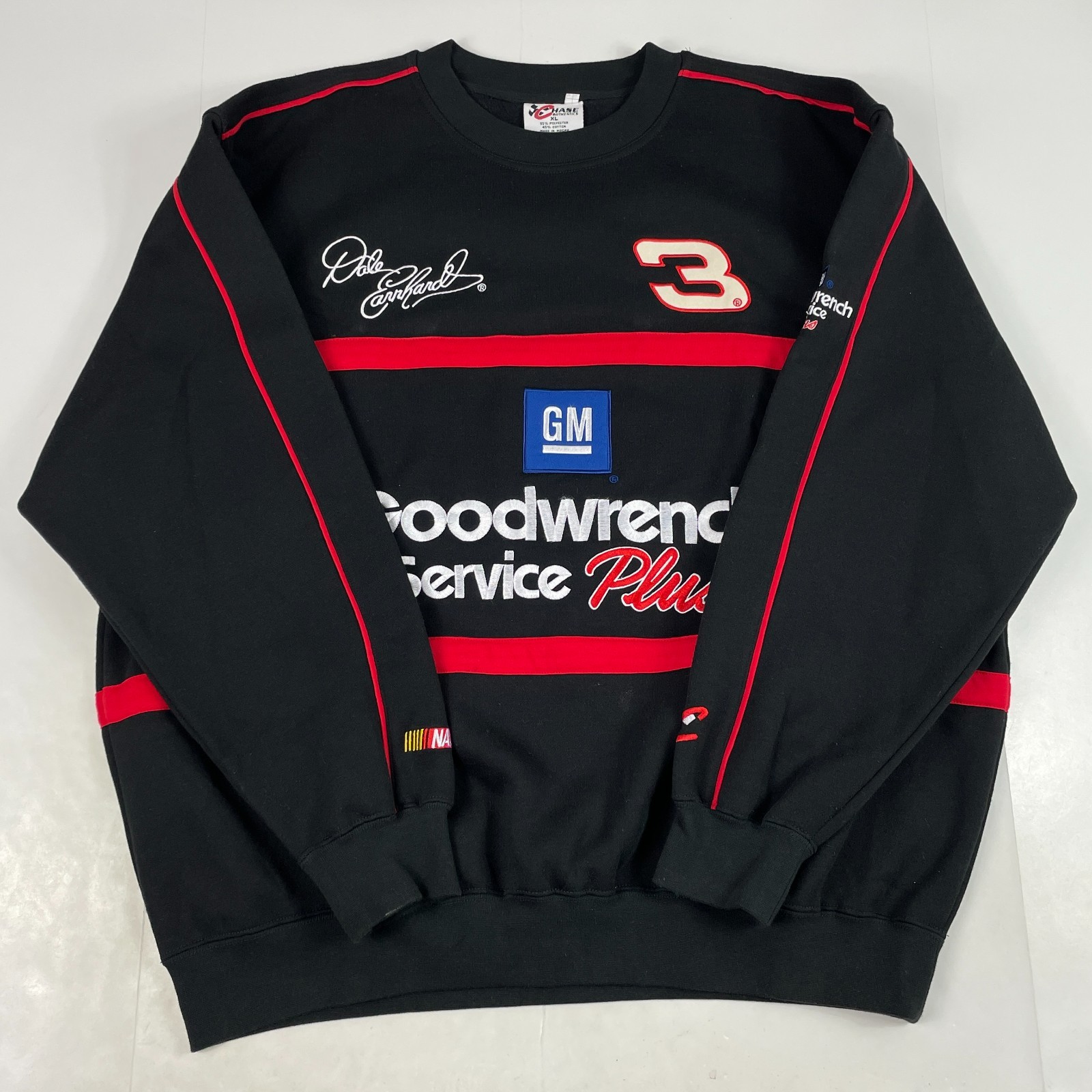 VINTAGE Dale Earnhardt Nascar Sweatshirt Mens Extra Large Goodwrench Embroidered VINTAGE Dale Earnhardt Nascar Sweatshirt Mens Extra Large Goodwrench Embroidered