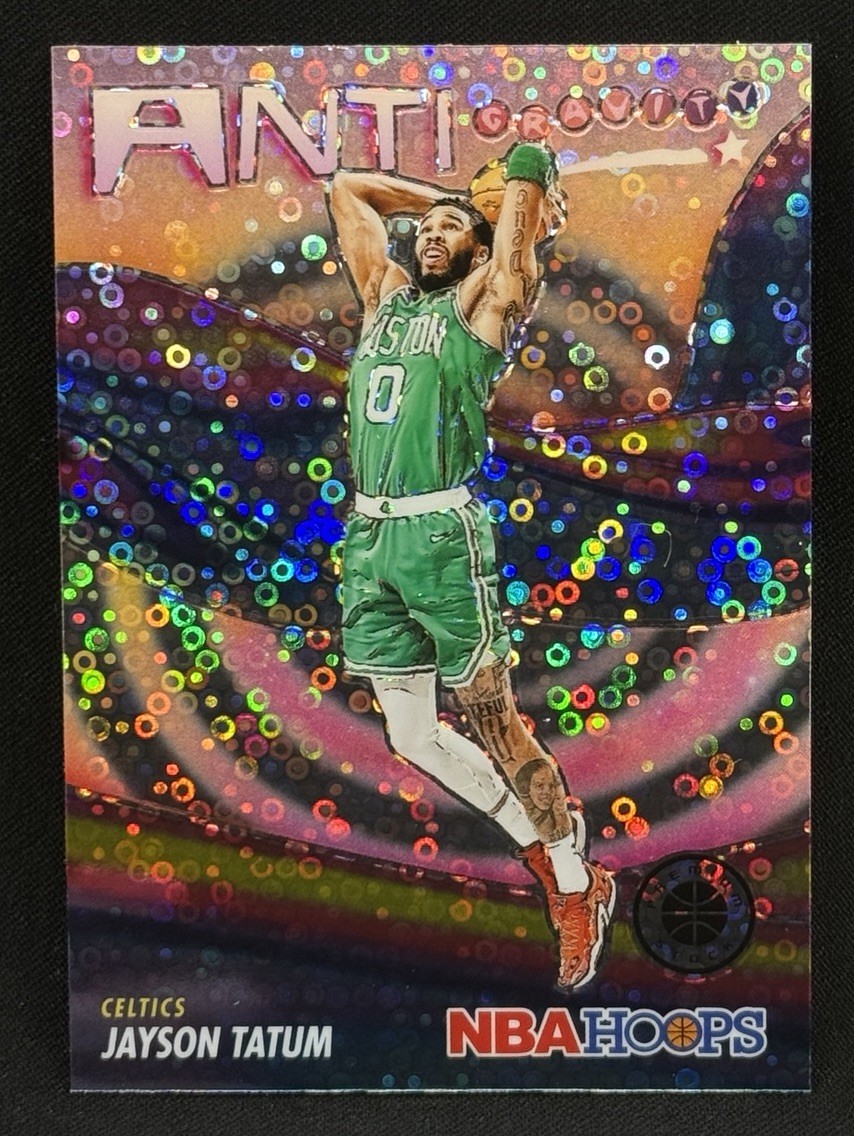 2023-24 Panini Nba Hoops Premium Stock - Anti-Gravity Jayson Tatum #6 Disco...