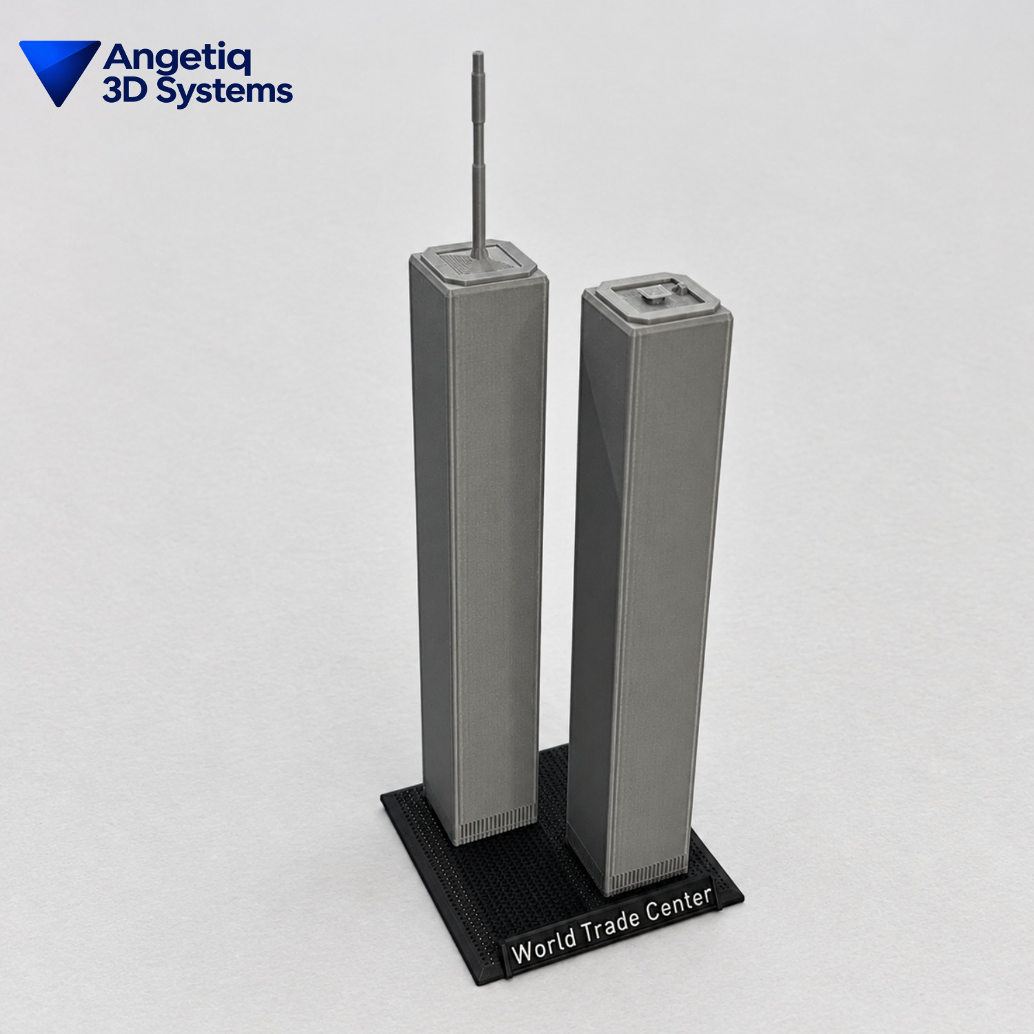 World Trade Center Twin Towers 9/11 Memorial Model 3D Printed Tribute 7