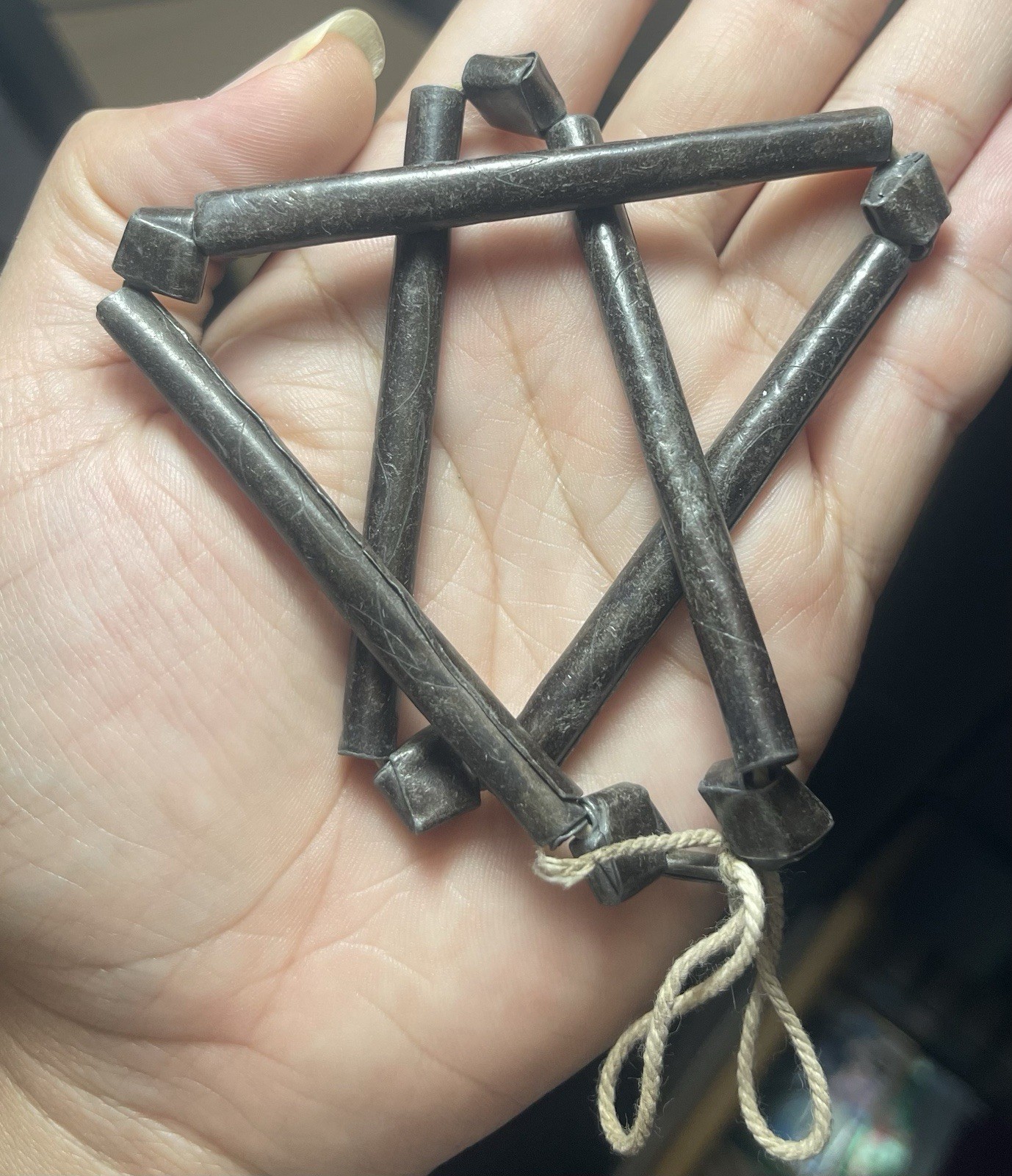 Vintage Thai Takrut Amulet Set Sacred Metal Buddhist Talisman Thailand Vintage Thai Takrut Amulet Set Sacred Metal Buddhist Talisman Thailand