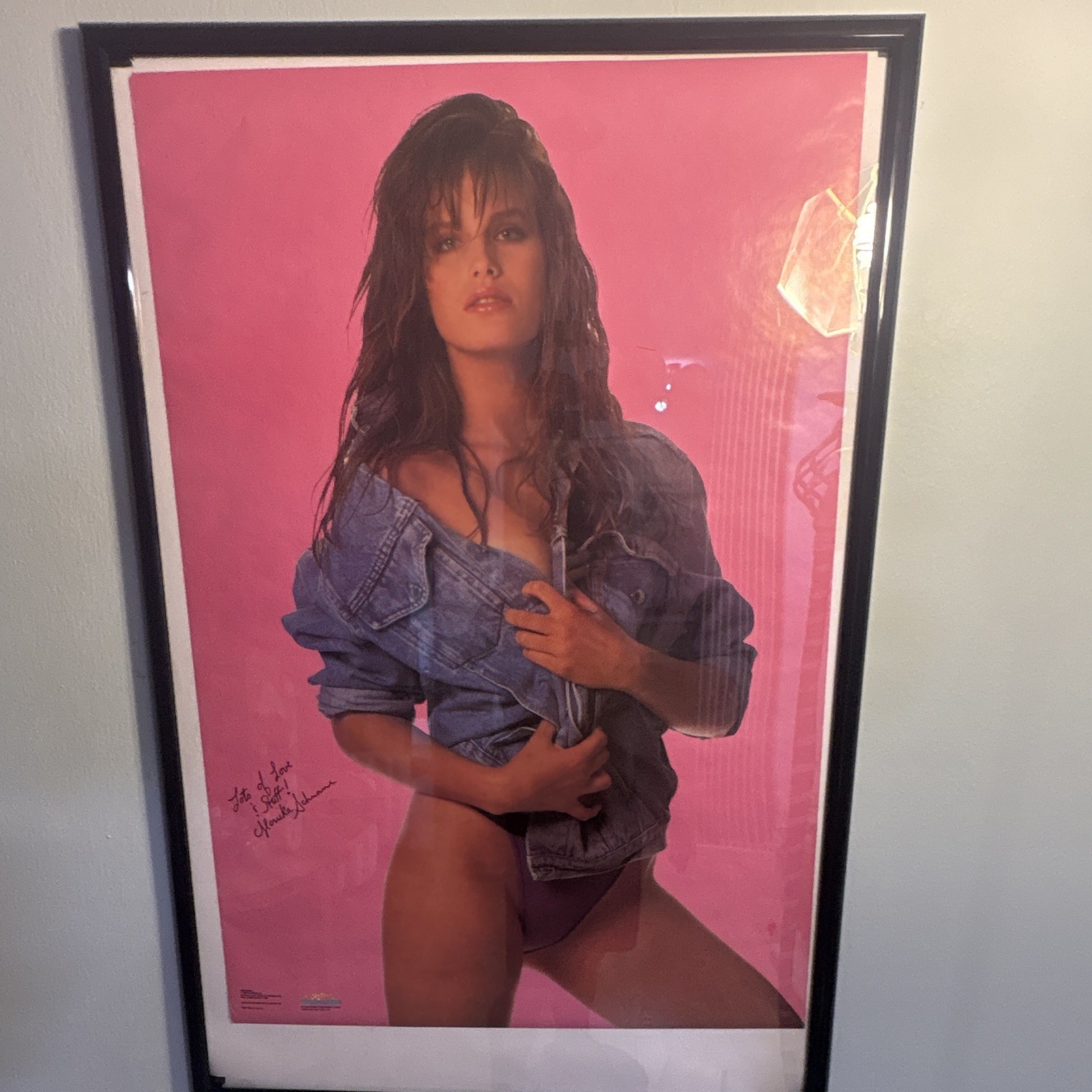 Vintage 1988 Monika Starmakers Poster #2455 Ford Models Eddie Cetnick 22x32